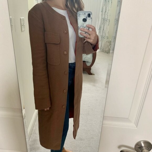 Elizabeth and James Wool Coat Jacket Size 0 - Picture 1 of 13